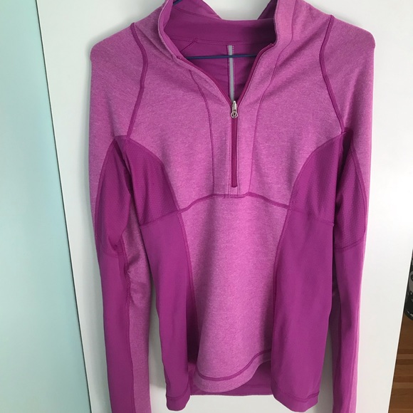 lululemon athletica Sweaters - lululemon Reversible Long Sleeve Zip Top Size 6